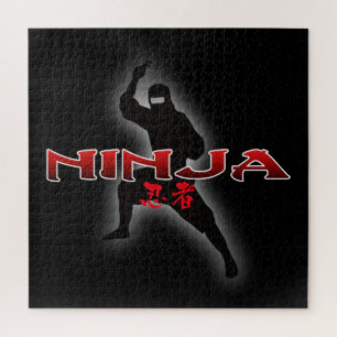 Ninja Silhouette Puzzle