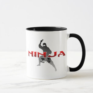 Ninja Silhouette Tasse