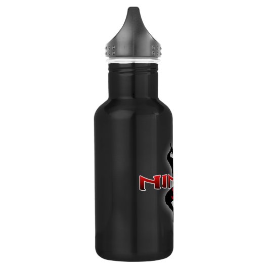 Ninja Silhouette Trinkflasche (Links)