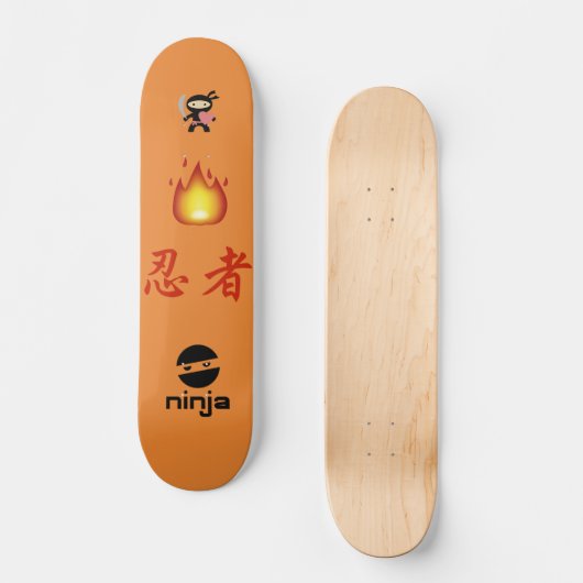 Ninja Skateboard (Vorderseite)