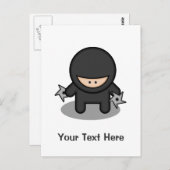 Ninja Skillz Postkarte (Vorne/Hinten)