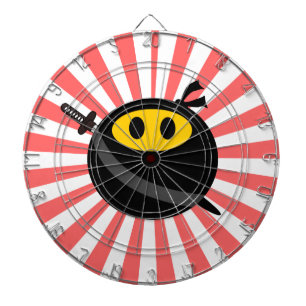 Ninja Smiley Dartscheibe