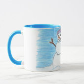 Ninja Snowman-Wecker Tasse (Links)