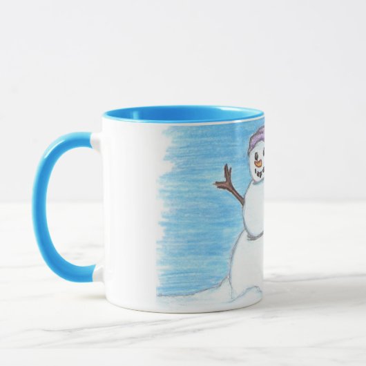 Ninja Snowman-Wecker Tasse (Links)