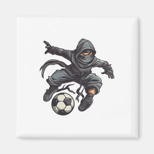 Ninja Soccer I Kinderfußball Magnet