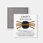 Ninja Spiders! Magnet (Vorderseite/Rückseite)