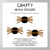 Ninja Spiders! Poster (Vorne)