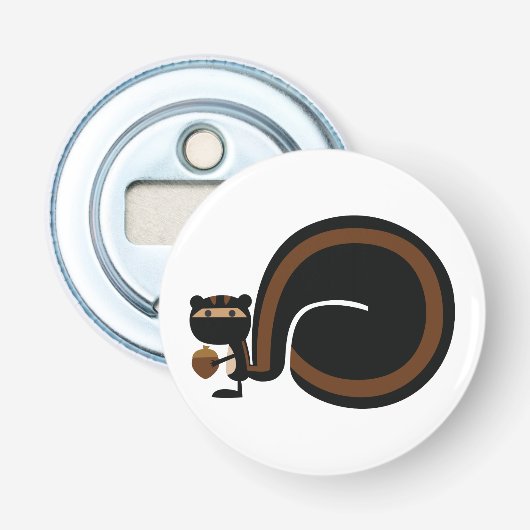 Ninja Squirrel Flaschenöffner (Vorderseite)