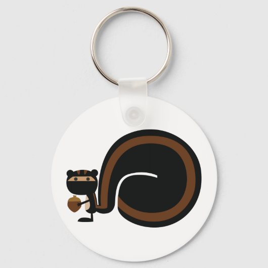 Ninja Squirrel Schlüsselanhänger (Vorderseite)