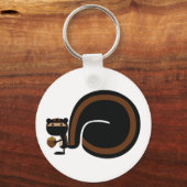 Ninja Squirrel Schlüsselanhänger (Vorderseite)