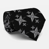 Ninja Star Krawatte (Gerollt)