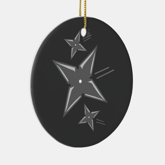 Ninja Stars Keramikornament (Rechts)