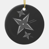 Ninja Stars Keramikornament (Vorne)