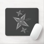 Ninja Stars Mousepad (Mit Mouse)