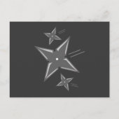 Ninja Stars Postkarte (Vorderseite)