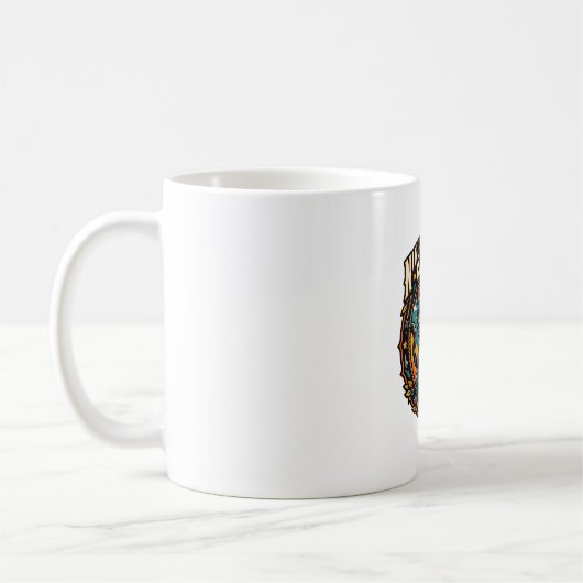 Ninja-Stealth-Katze Katzen-Mama-Geschenkidee - Nin Kaffeetasse (Links)