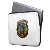 Ninja-Stealth-Katze Katzenmutter-Geschenkidee - Ni Laptopschutzhülle (Vorderseite Links)