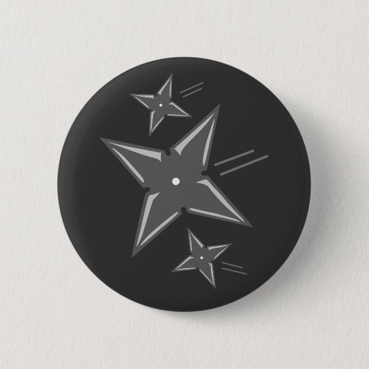 Ninja Sterne Button (Vorderseite)