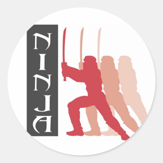 Ninja Sticker (Vorderseite)