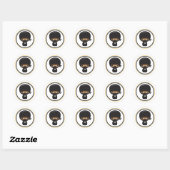 Ninja Sticker (Blatt)