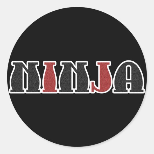 Ninja Sticker (Vorderseite)