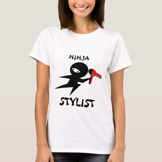 Ninja Stylist-T-Shirt T-Shirt (Vorderseite)