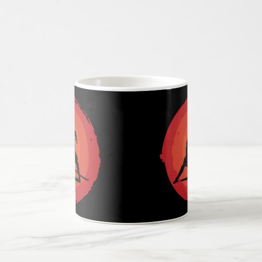 Ninja Sunset Kaffeetasse (Mittel)