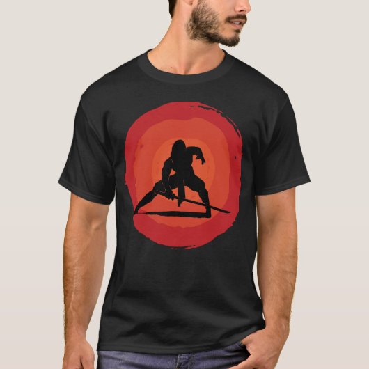 Ninja Sunset T-Shirt (Vorderseite)