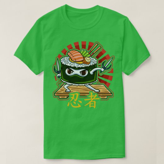 Ninja Sushi Japan T-Shirt (Design vorne)