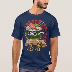Ninja Sushi Roll Japan Food T-Shirt