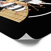 Ninja Sushi startet eine Rettungsmission Karate Poster (Ecke)