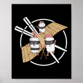 Ninja Sushi startet eine Rettungsmission Karate Poster (Vorne)