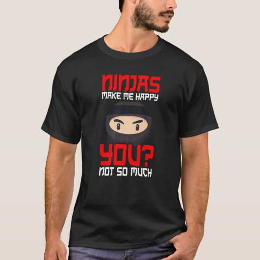Ninja Sword Samurai Ninjutsu Erwachsene Männer Jun T-Shirt (Vorderseite)