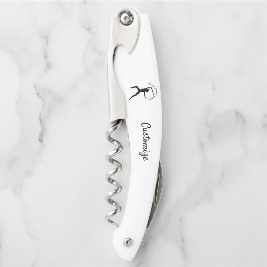 Ninja Swordswoman Silhouette Thunder_Cove Kellnermesser (Vorderseite)