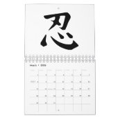 Ninja-Symbol Kalender (Mär 2026)