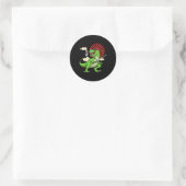 Ninja T-rex Funny Japanese Style Art Sticker (Tasche)