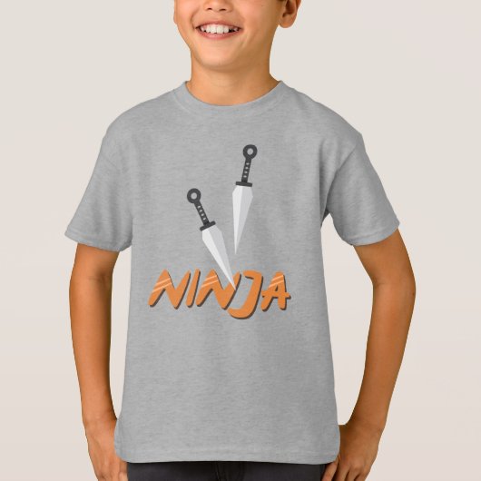 Ninja-T-Shirt T-Shirt (Vorderseite)