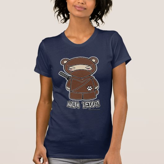 Ninja Teddybär! T - Shirt (Vorderseite)