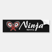 Ninja Tennis Autoaufkleber (Vorne)
