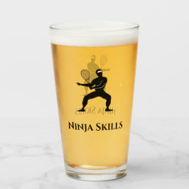 Ninja Tennis Player Skills Glas