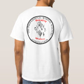 Ninja Trainings-Shirt T-Shirt (Rückseite)