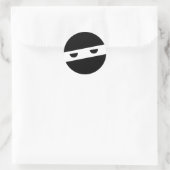 Ninja Tumbler Runder Aufkleber (Tasche)