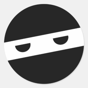 Ninja Tumbler Runder Aufkleber