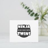 Ninja Twins Postkarte (Stehend Vorderseite)
