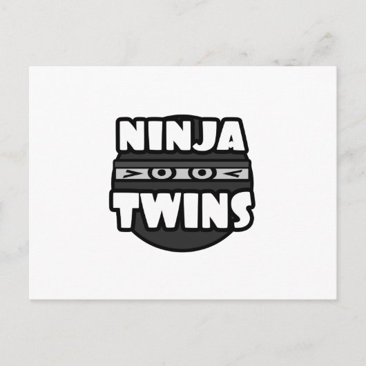 Ninja Twins Postkarte (Vorderseite)