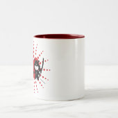 Ninja u. Samurais Zweifarbige Tasse (Mittel)