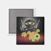 Ninja und Schildkröten Magnet (Vorderseite/Rückseite)