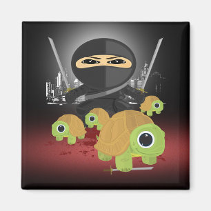 Ninja und Schildkröten Magnet