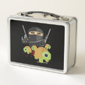 Ninja und Schildkröten Metall Brotdose (Rückseite)