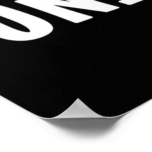 Ninja Unicorn Samurai Magical Rainbow Martial Arts Poster (Ecke)